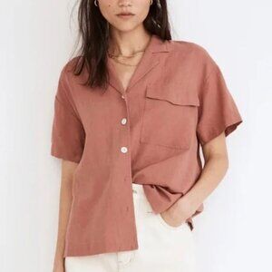 Madewell Linen-Blend Camp Shirt